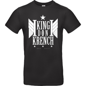 Krench Royale Krencho - Don Krench Wings T-Shirt B&C EXACT 190 - Schwarz