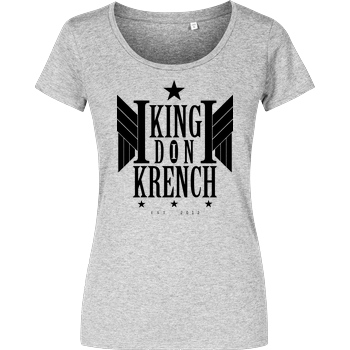 Krench Royale Krencho - Don Krench Wings T-Shirt Damenshirt heather grey