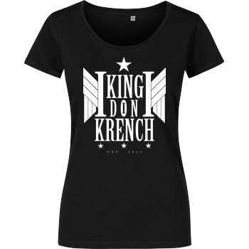Krench Royale Krencho - Don Krench Wings T-Shirt Damenshirt schwarz
