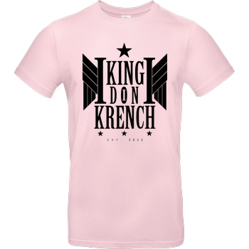 Krench Royale Krencho - Don Krench Wings T-Shirt B&C EXACT 190 - Rosa