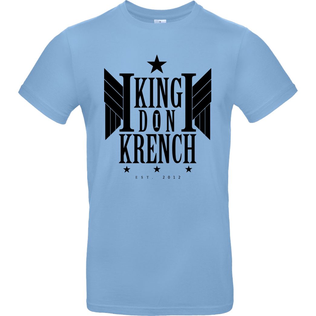 Krench Royale Krencho - Don Krench Wings T-Shirt B&C EXACT 190 - Hellblau