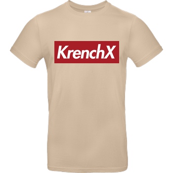 Krench Royale Krencho - KrenchX new T-Shirt B&C EXACT 190 - Sand