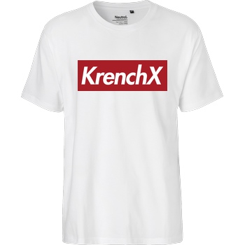 Krench Royale Krencho - KrenchX new T-Shirt Fairtrade T-Shirt - weiß