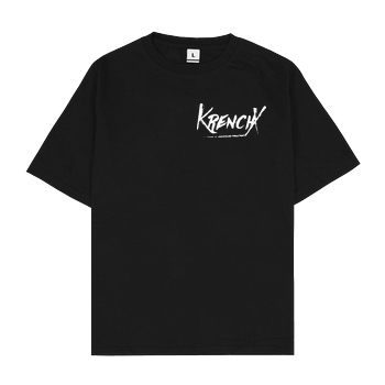 Krench Royale Krencho - KrenchX T-Shirt Oversize T-Shirt - Schwarz