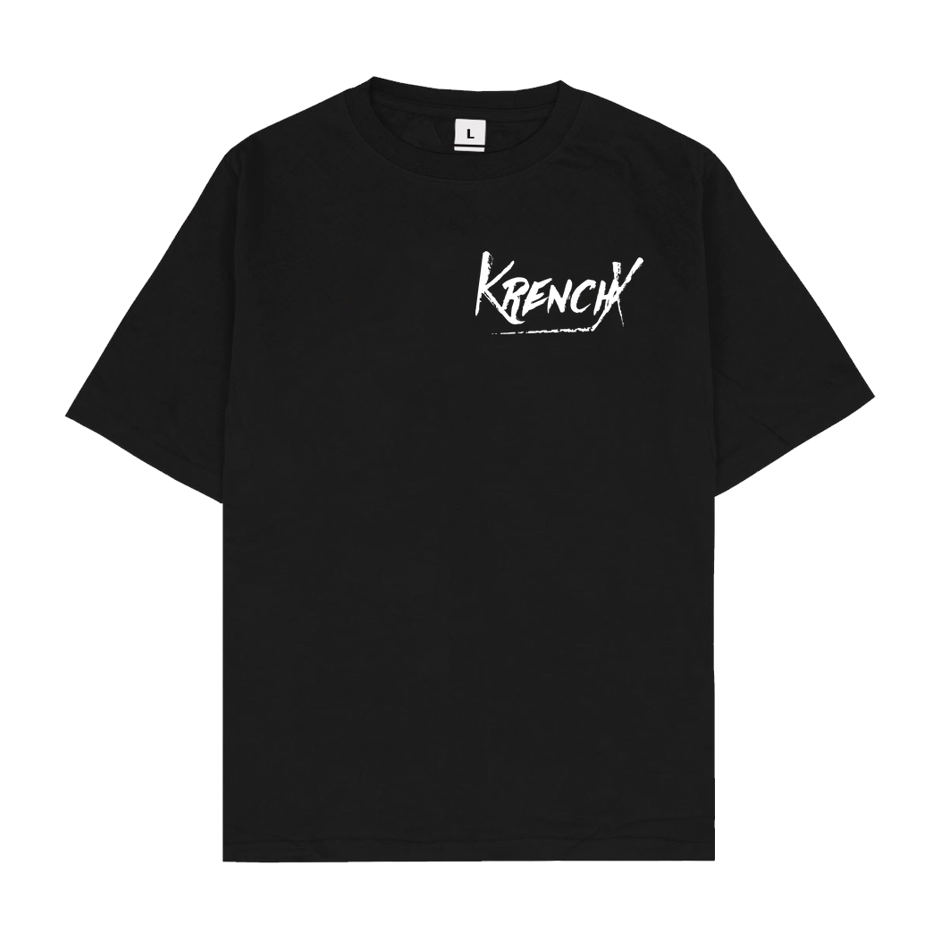 Krench Royale Krencho - KrenchX T-Shirt Oversize T-Shirt - Schwarz