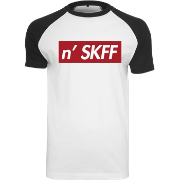 Krench Royale Krencho - NSKAFF T-Shirt Raglan-Shirt weiß