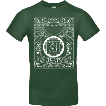 KsTBeats KsTBeats - Oldschool T-Shirt B&C EXACT 190 - Flaschengrün