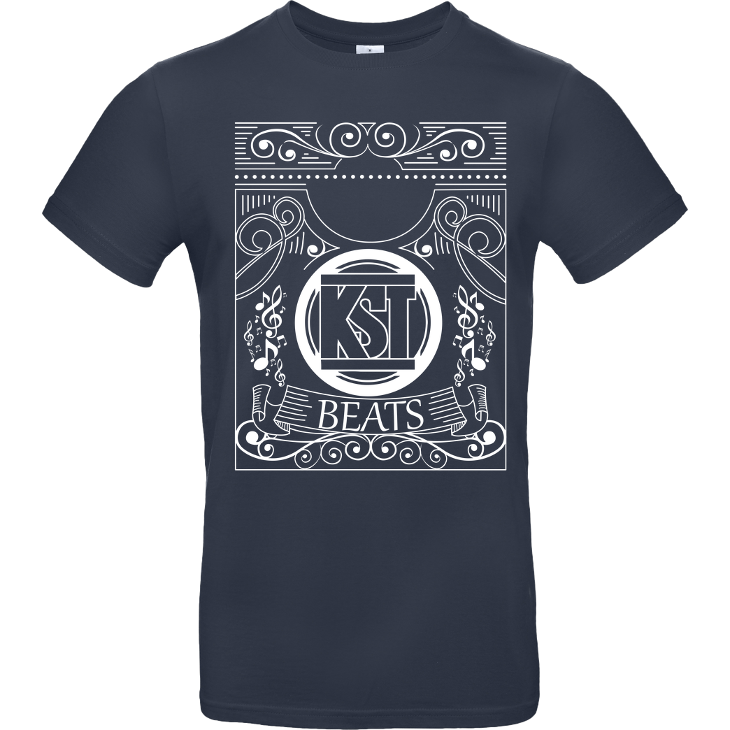 KsTBeats KsTBeats - Oldschool T-Shirt B&C EXACT 190 - Navy