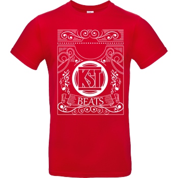 KsTBeats KsTBeats - Oldschool T-Shirt B&C EXACT 190 - Rot