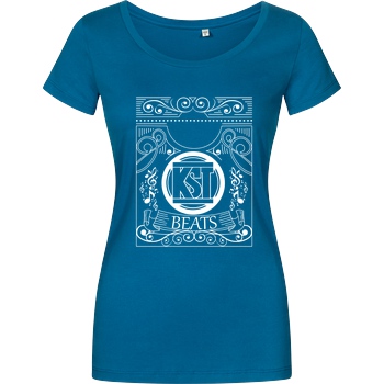 KsTBeats KsTBeats - Oldschool T-Shirt Damenshirt petrol