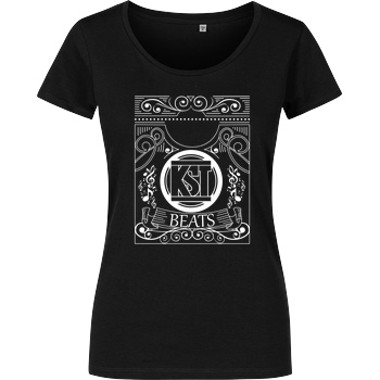 KsTBeats KsTBeats - Oldschool T-Shirt Damenshirt schwarz