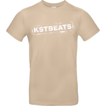 KsTBeats KsTBeats - Splatter T-Shirt B&C EXACT 190 - Sand