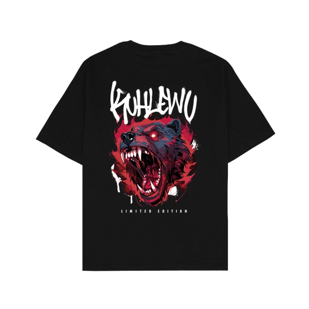 Kuhlewu - Kuhlewu - Black Bear 2023 - T-Shirt - Oversize T-Shirt - Schwarz