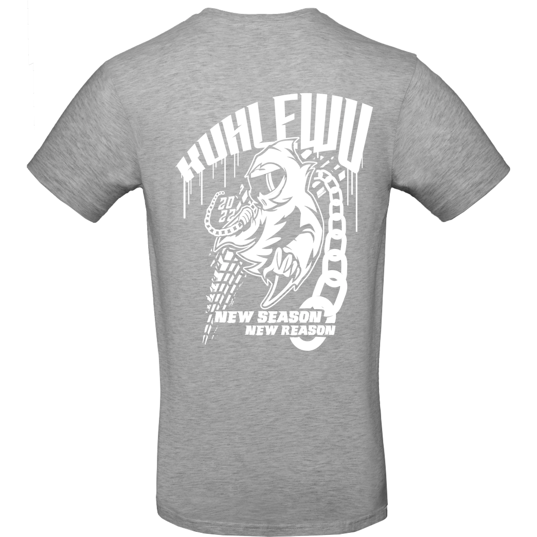 Kuhlewu Kuhlewu - New Season White Edition T-Shirt B&C EXACT 190 - heather grey