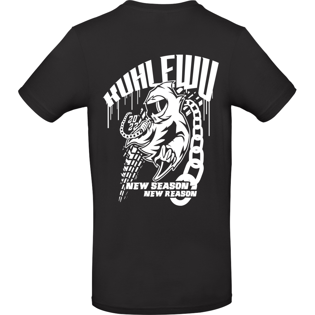Kuhlewu Kuhlewu - New Season White Edition T-Shirt B&C EXACT 190 - Schwarz