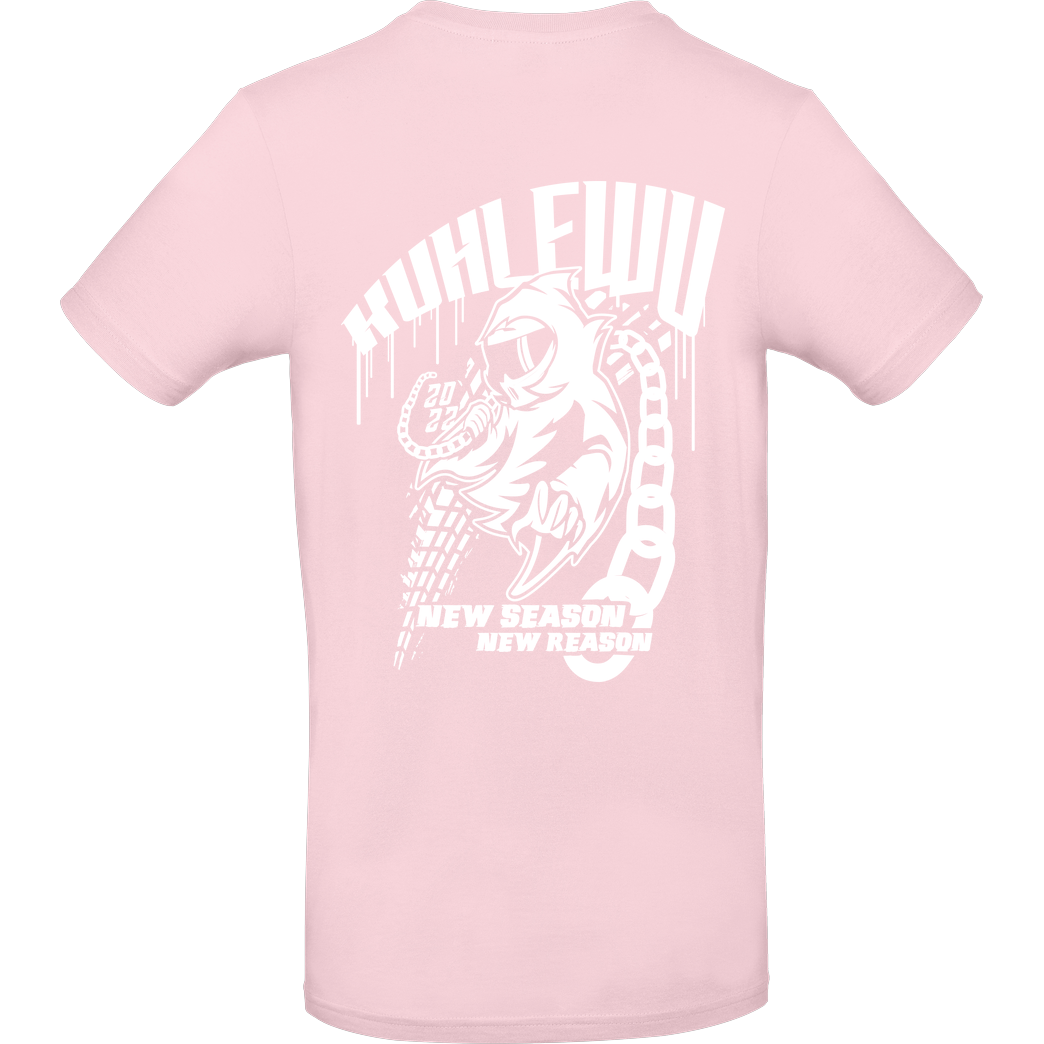 Kuhlewu Kuhlewu - New Season White Edition T-Shirt B&C EXACT 190 - Rosa