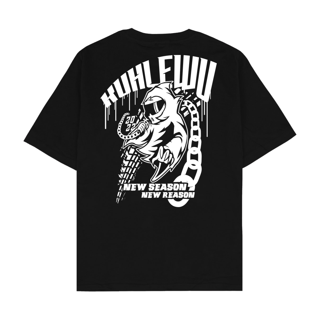 Kuhlewu Kuhlewu - New Season White Edition T-Shirt Oversize T-Shirt - Schwarz