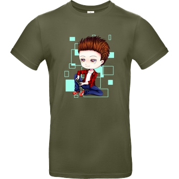 LETSPLAYmarkus LetsPlayMarkus - Chibi T-Shirt B&C EXACT 190 - Khaki