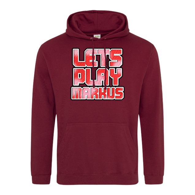 LETSPLAYmarkus - LetsPlayMarkus - Logo - Sweatshirt - JH Hoodie - Bordeaux