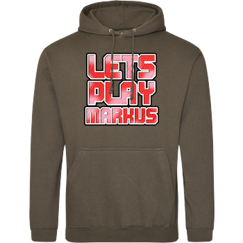 LetsPlayMarkus - Logo JH Hoodie - Khaki