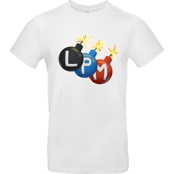 LETSPLAYmarkus LetsPlayMarkus - LPM Bomben T-Shirt B&C EXACT 190 - Weiß