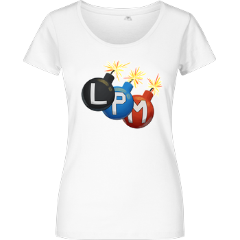 LetsPlayMarkus - LPM Bomben Damenshirt weiss
