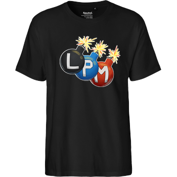 LetsPlayMarkus - LPM Bomben Fairtrade T-Shirt - schwarz