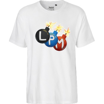 LETSPLAYmarkus LetsPlayMarkus - LPM Bomben T-Shirt Fairtrade T-Shirt - weiß