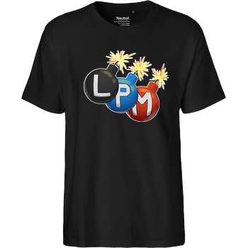 LETSPLAYmarkus LetsPlayMarkus - LPM Bomben T-Shirt Fairtrade T-Shirt - schwarz