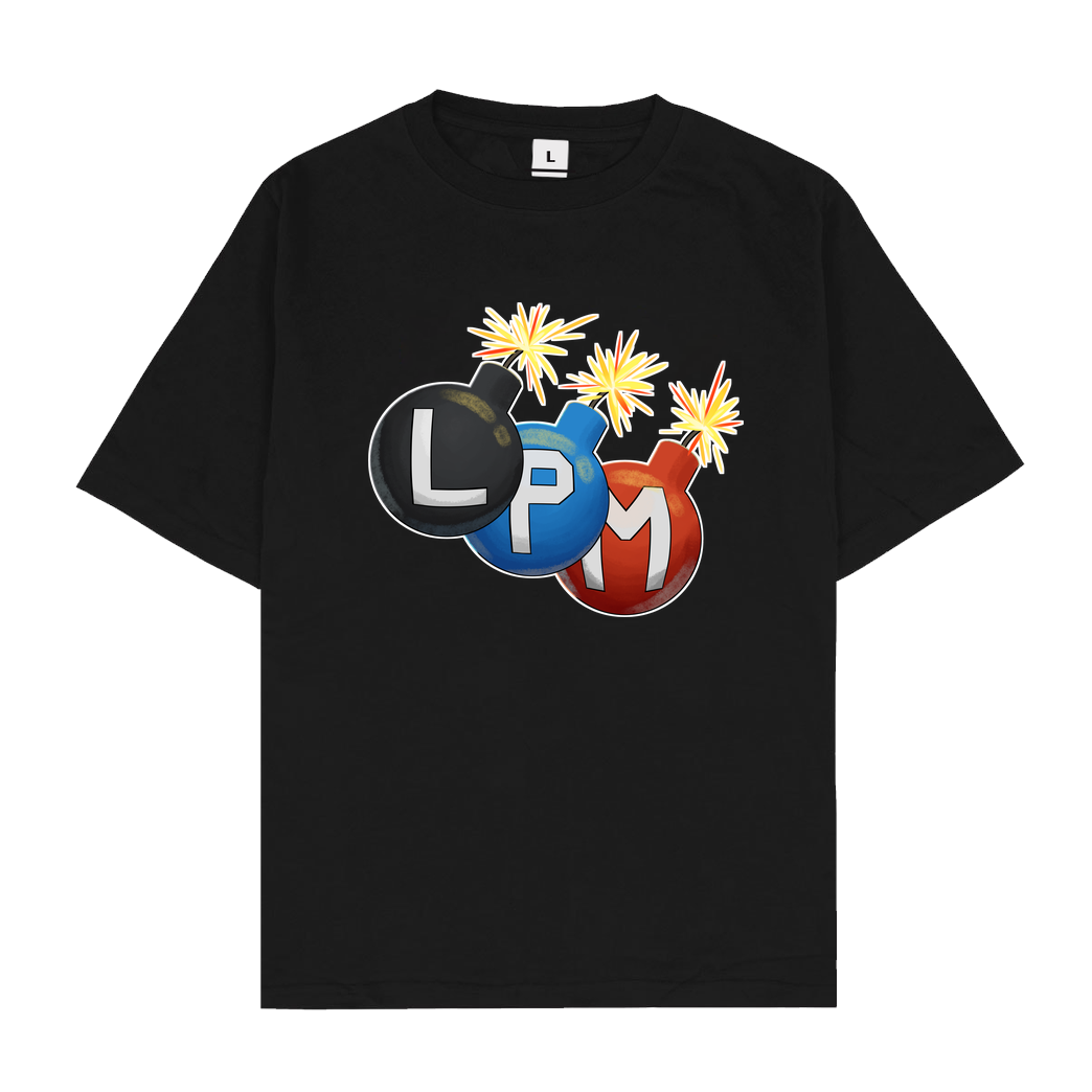 LETSPLAYmarkus LetsPlayMarkus - LPM Bomben T-Shirt Oversize T-Shirt - Schwarz