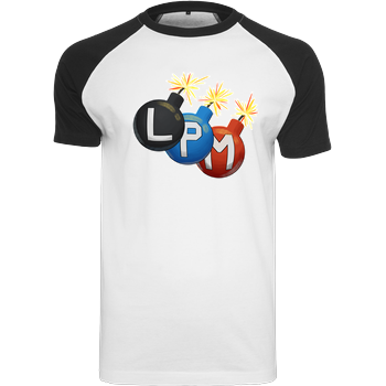LetsPlayMarkus - LPM Bomben Raglan-Shirt weiß