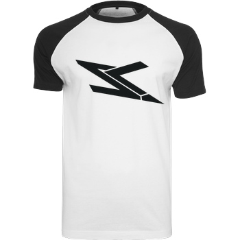 Lexx776 | SkilledLexx Lexx776 - Logo T-Shirt Raglan-Shirt weiß