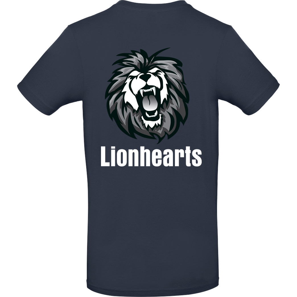 Lionhearts Lionhearts Logo T-Shirt B&C EXACT 190 - Navy