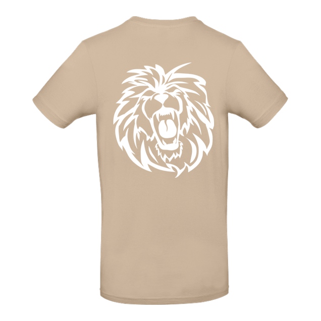 Lionhearts - Lionhearts Logo - T-Shirt - B&C EXACT 190 - Sand