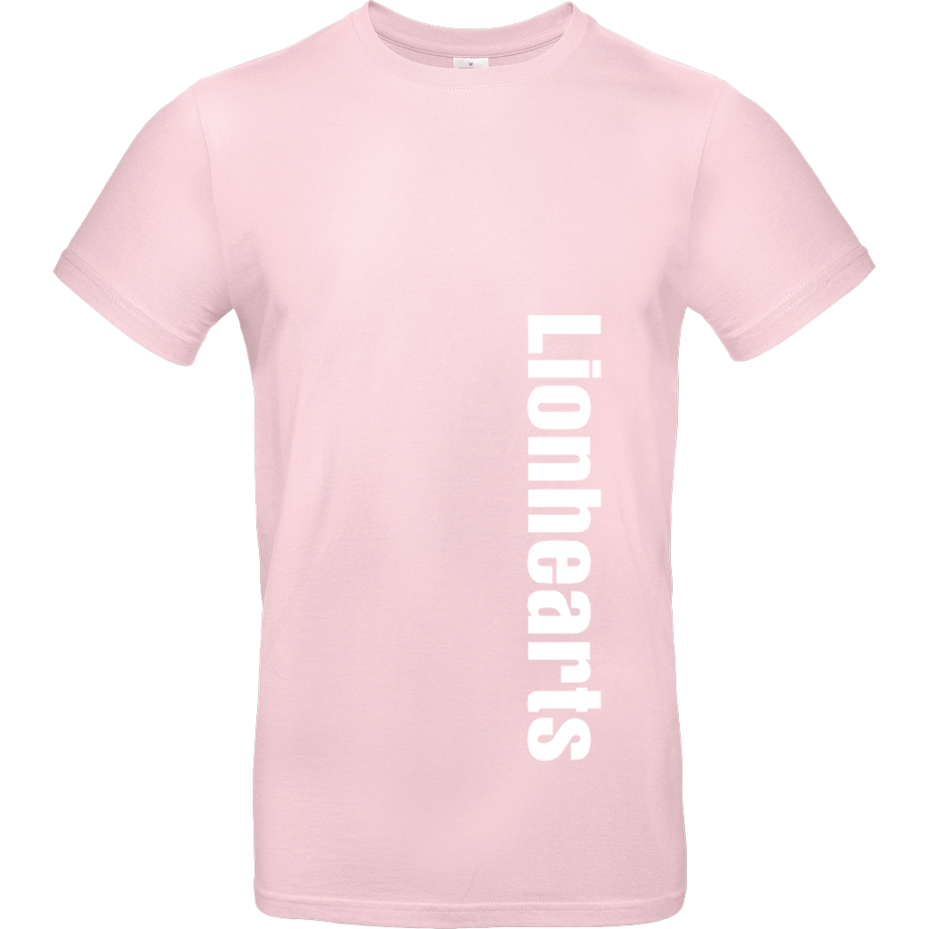 Lionhearts Lionhearts Logo T-Shirt B&C EXACT 190 - Rosa