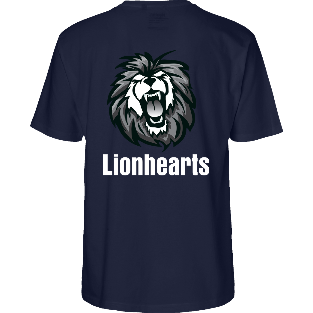 Lionhearts Lionhearts Logo T-Shirt Fairtrade T-Shirt - navy