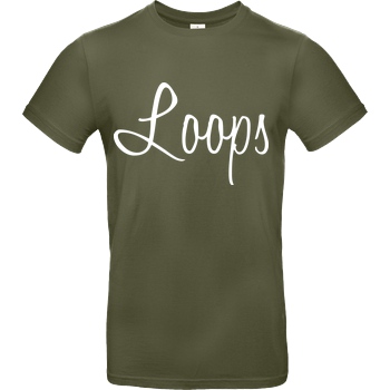 Sonny Loops Loops - Signature T-Shirt B&C EXACT 190 - Khaki
