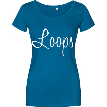 Sonny Loops Loops - Signature T-Shirt Damenshirt petrol