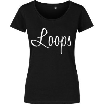 Loops - Signature Damenshirt schwarz