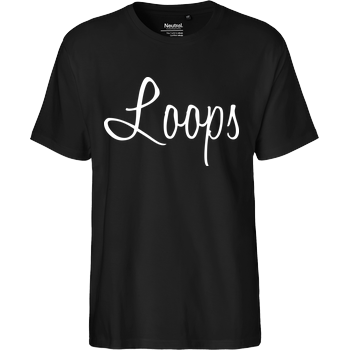 Loops - Signature Fairtrade T-Shirt - schwarz