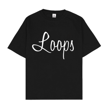 Loops - Signature Oversize T-Shirt - Schwarz