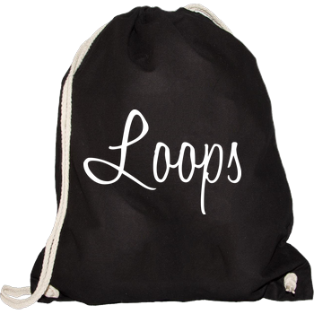 Loops - Signature Turnbeutel schwarz
