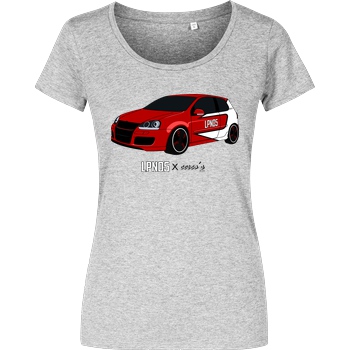 LPN05 LPN05 - Roter Baron T-Shirt Damenshirt heather grey