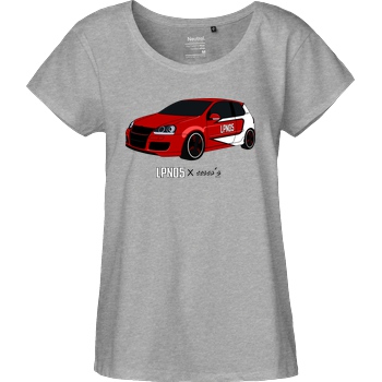 LPN05 LPN05 - Roter Baron T-Shirt Fairtrade Loose Fit Girlie - heather grey