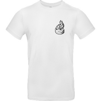 Lucas Lit LucasLit - Litty Shirt T-Shirt B&C EXACT 190 - Weiß