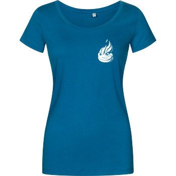 Lucas Lit LucasLit - Litty Shirt T-Shirt Damenshirt petrol