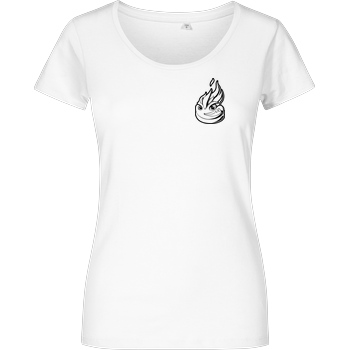 Lucas Lit LucasLit - Litty Shirt T-Shirt Damenshirt weiss