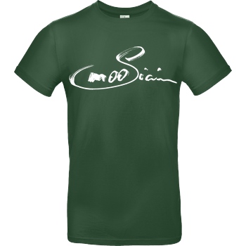 m00sician M00sician - Handwritten T-Shirt B&C EXACT 190 - Flaschengrün