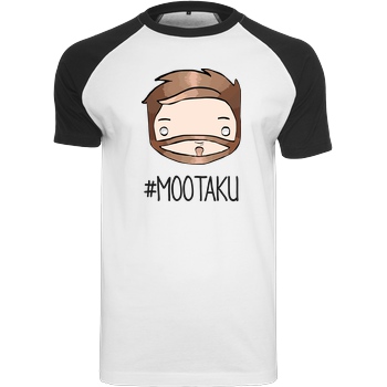 m00sician m00sician - Mootaku T-Shirt Raglan-Shirt weiß