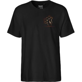 M4cM4nus M4cM4nus - Bizeps pure T-Shirt Fairtrade T-Shirt - schwarz